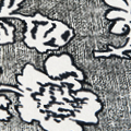 Schwarz/Wei Blumen