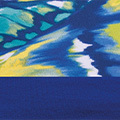 Royalblau gemustert
