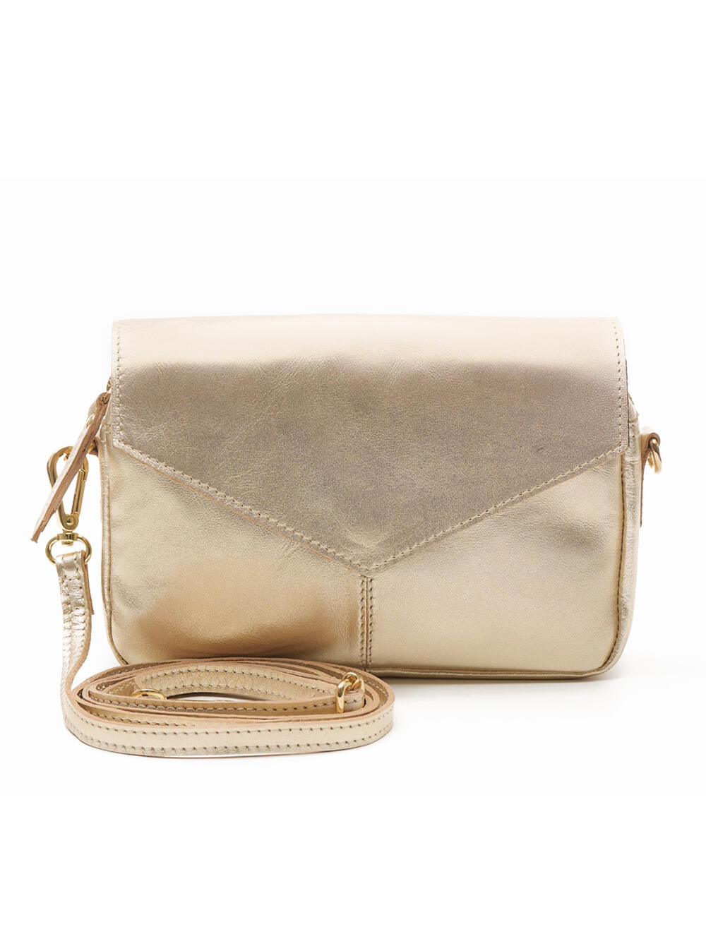 Kleine Handtasche aus echtem Leder