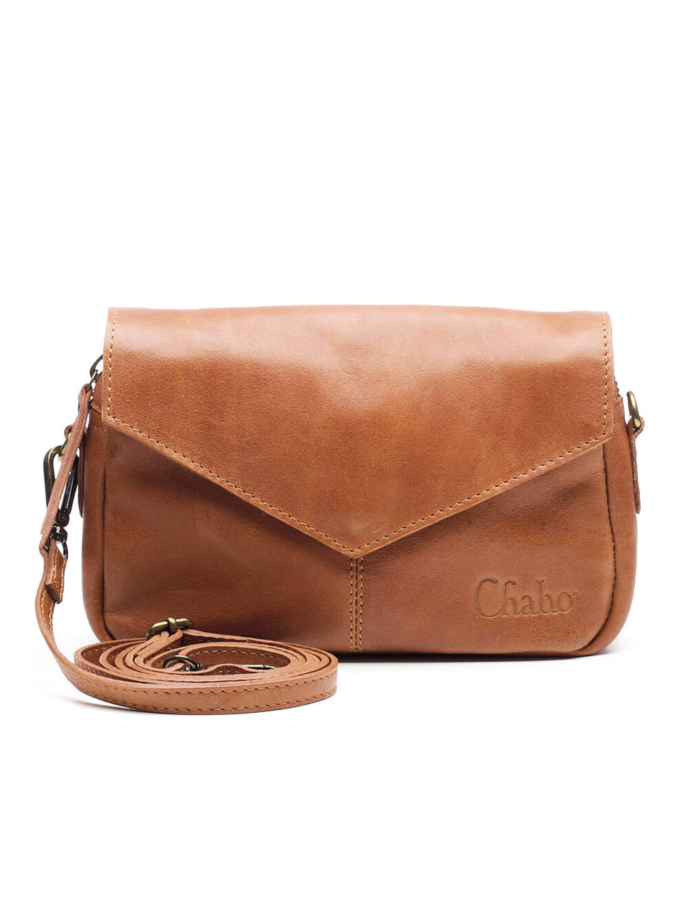 Kleine Handtasche aus echtem Leder